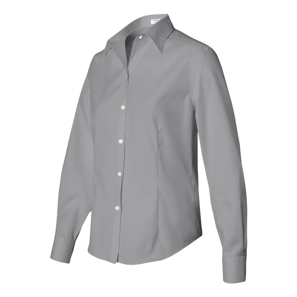Van Heusen® Non-Iron Cotton Pinpoint Oxford Ladies' Shirt