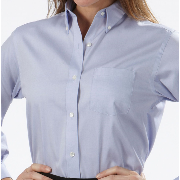 Van Heusen® Non-Iron Blend Pinpoint Oxford Ladies' Shirt