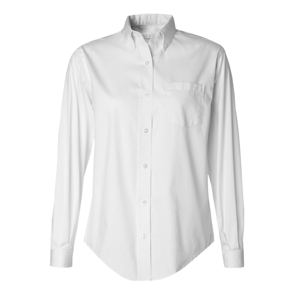 Van Heusen® Non-Iron Blend Pinpoint Oxford Ladies' Shirt