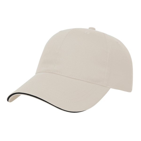 X-Tra Value Brushed Cotton Twill Constructed Sandwich Cap