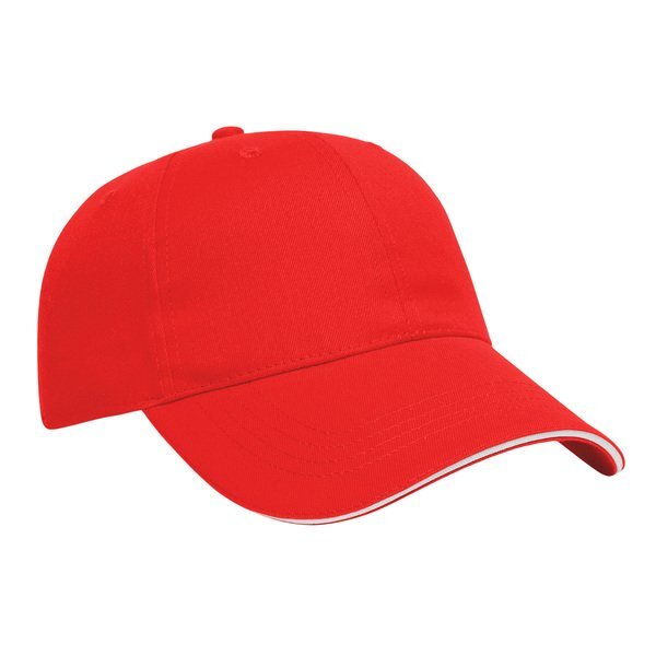 X-Tra Value Brushed Cotton Twill Constructed Sandwich Cap