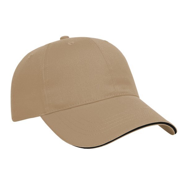 X-Tra Value Brushed Cotton Twill Constructed Sandwich Cap