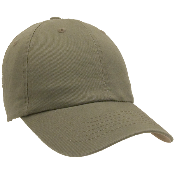 Chino Washed Cotton Twill Unconstructed Cap with Contrasting Underbill
