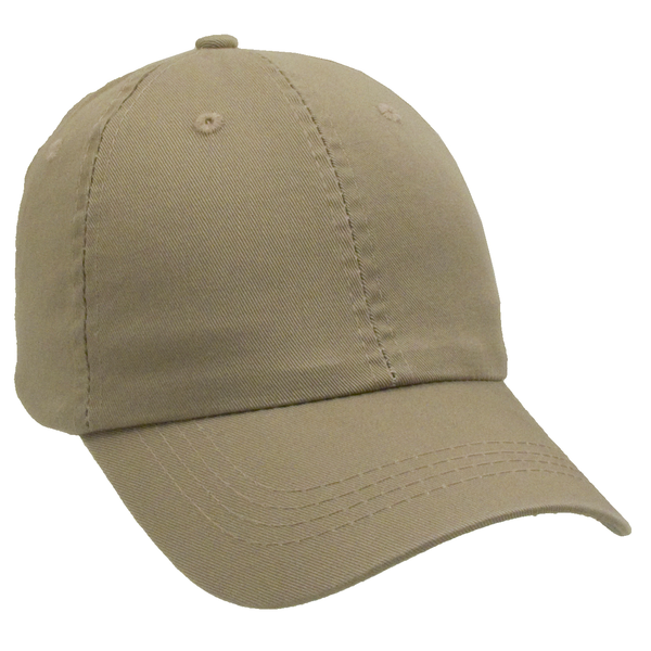 Chino Washed Cotton Twill Unconstructed Cap with Contrasting Underbill
