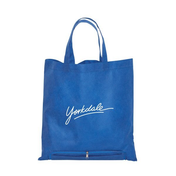 Daisy Day Zippered Folding Tote