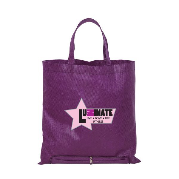 Daisy Day Zippered Folding Tote