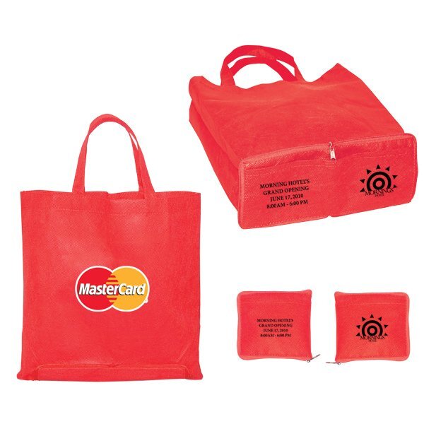 Daisy Day Zippered Folding Tote