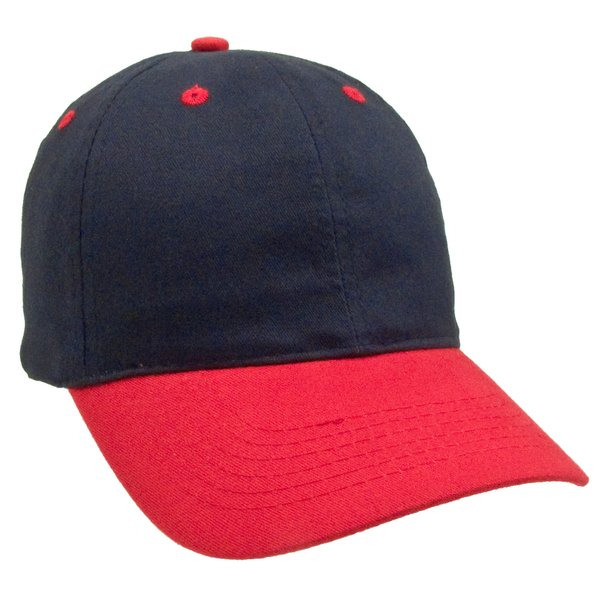 Two Tone Brushed Cotton Twill Semi-Constructed Cap