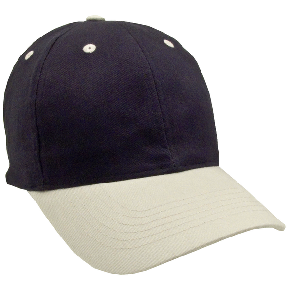 Two Tone Brushed Cotton Twill Semi-Constructed Cap