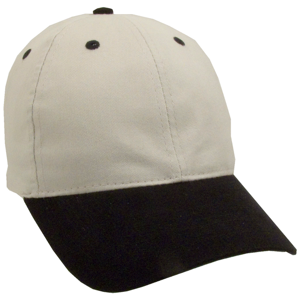 Two Tone Brushed Cotton Twill Semi-Constructed Cap