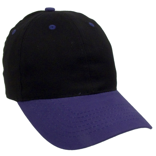 Two Tone Brushed Cotton Twill Semi-Constructed Cap