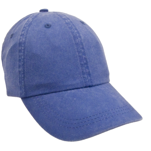 Pigment Dye Washed Cotton Unconstructed Cap