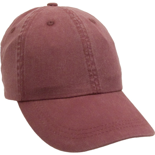 Pigment Dye Washed Cotton Unconstructed Cap