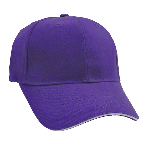 Brushed Cotton Twill Constructed Sandwich Cap