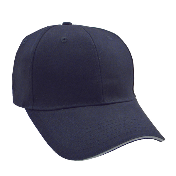 Brushed Cotton Twill Constructed Sandwich Cap