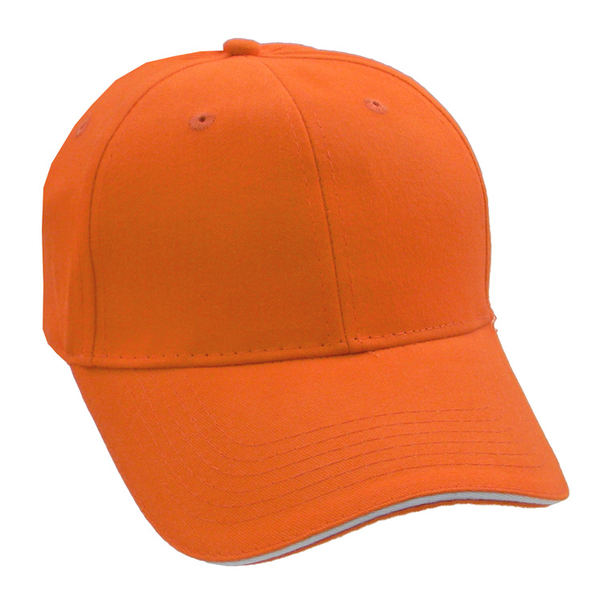 Brushed Cotton Twill Constructed Sandwich Cap