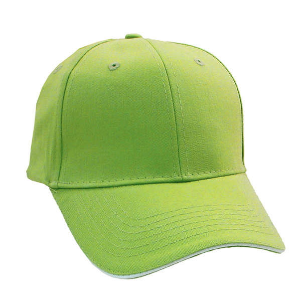 Brushed Cotton Twill Constructed Sandwich Cap