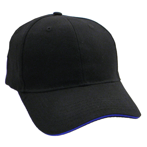 Brushed Cotton Twill Constructed Sandwich Cap