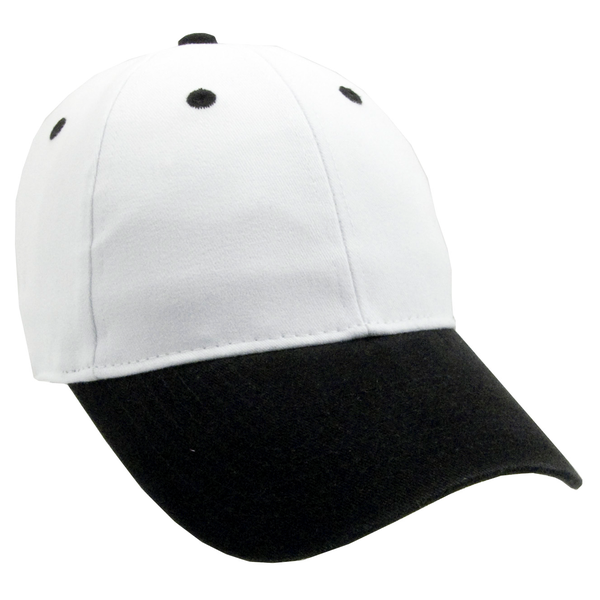 Two Tone Heavyweight Washed Brushed Cotton Twill Constructed Cap