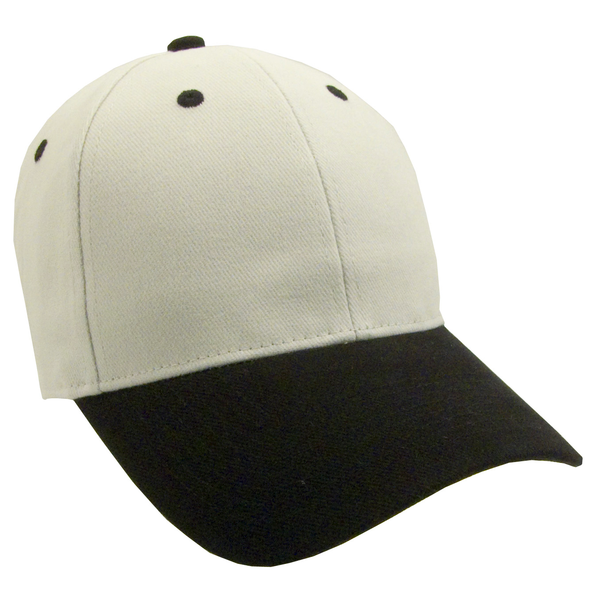 Two Tone Heavyweight Washed Brushed Cotton Twill Constructed Cap