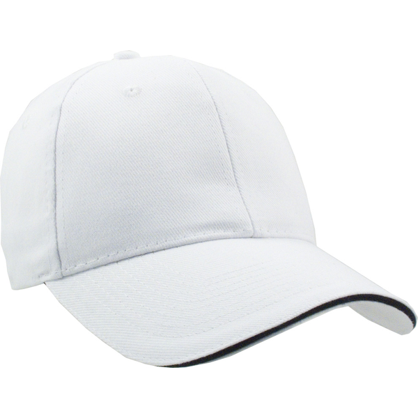 Heavyweight Washed Brushed Cotton Twill Constructed Sandwich Cap