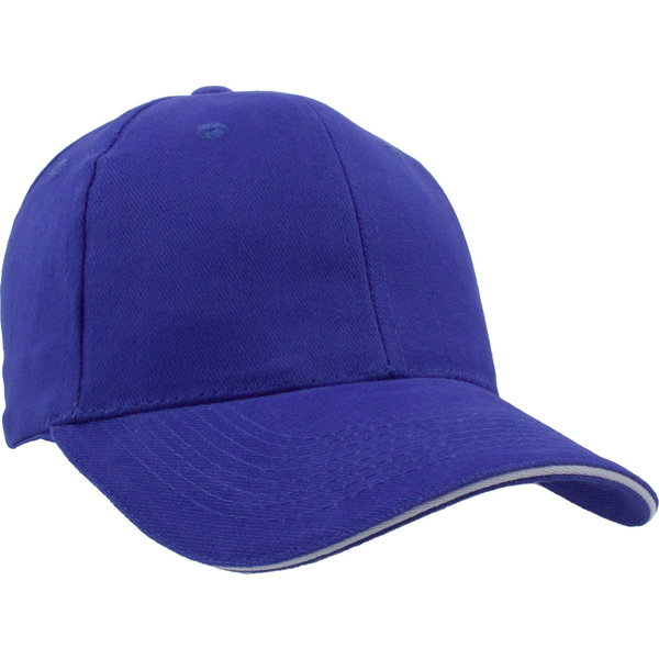 Heavyweight Washed Brushed Cotton Twill Constructed Sandwich Cap