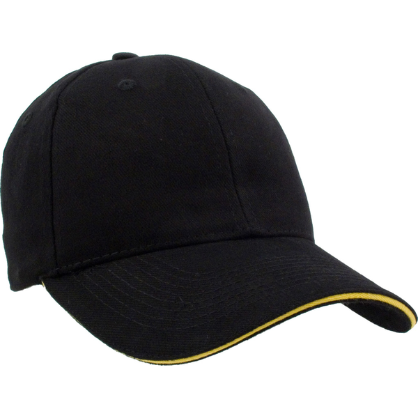 Heavyweight Washed Brushed Cotton Twill Constructed Sandwich Cap