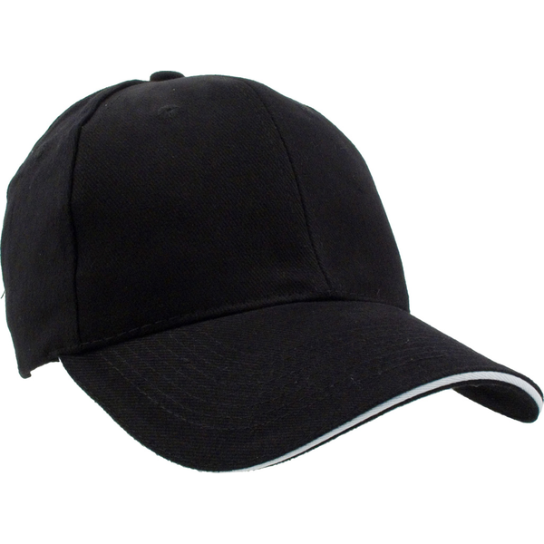 Heavyweight Washed Brushed Cotton Twill Constructed Sandwich Cap