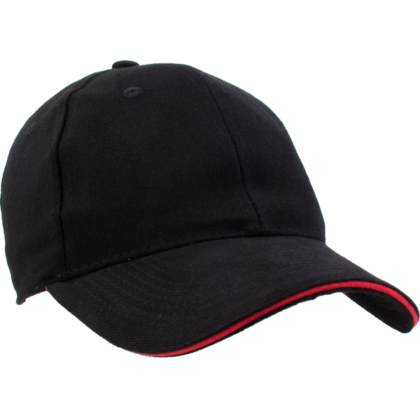 Heavyweight Washed Brushed Cotton Twill Constructed Sandwich Cap