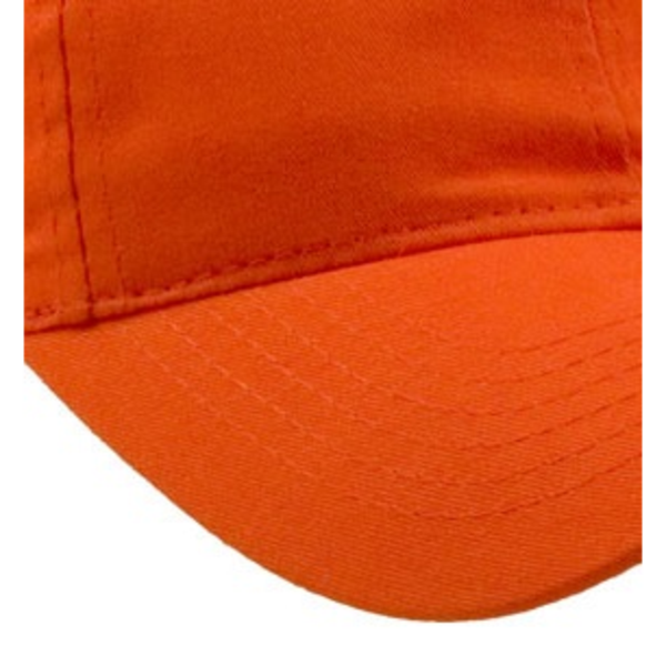 Brushed Cotton Twill Semi-Constructed Cap with Velcro Closure