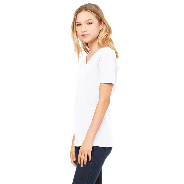 Bella + Canvas® Relaxed Cotton Jersey V-Neck Ladies' Tee