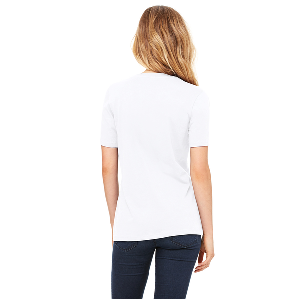 Bella + Canvas® Relaxed Cotton Jersey V-Neck Ladies' Tee