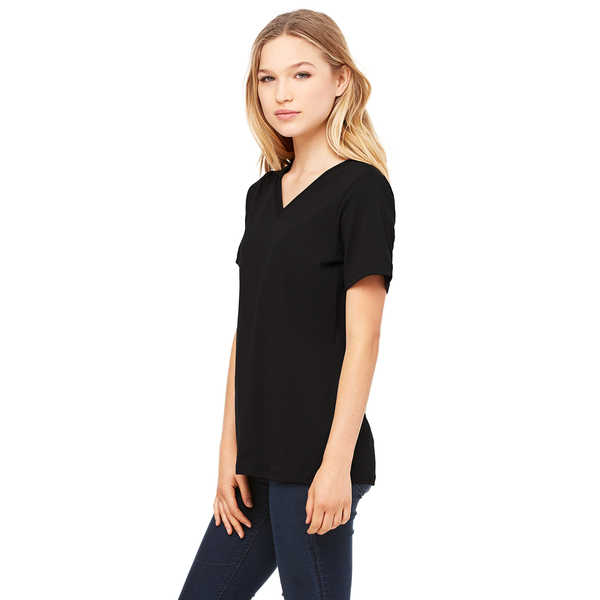 Bella + Canvas® Relaxed Cotton Jersey V-Neck Ladies' Tee