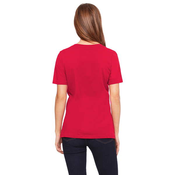 Bella + Canvas® Relaxed Cotton Jersey V-Neck Ladies' Tee