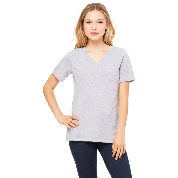 Bella + Canvas® Relaxed Cotton Jersey V-Neck Ladies' Tee