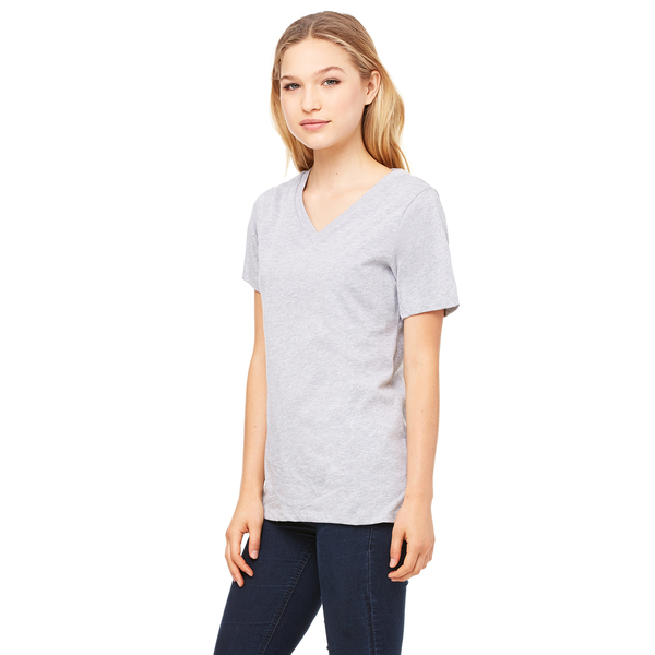 Bella + Canvas® Relaxed Cotton Jersey V-Neck Ladies' Tee