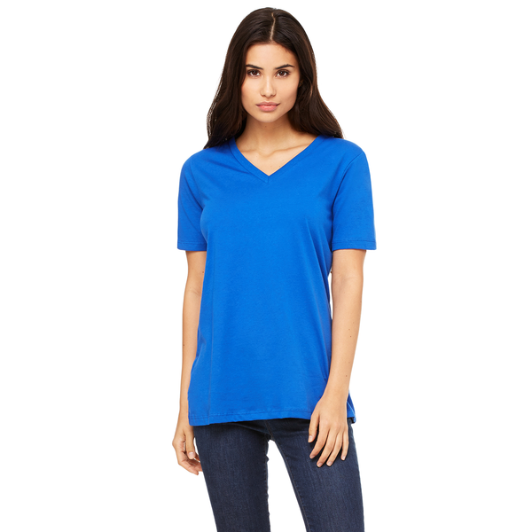 Bella + Canvas® Relaxed Cotton Jersey V-Neck Ladies' Tee