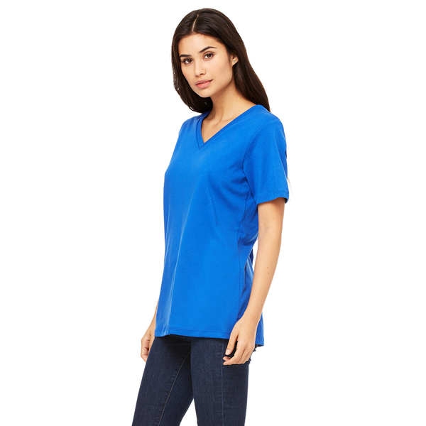 Bella + Canvas® Relaxed Cotton Jersey V-Neck Ladies' Tee