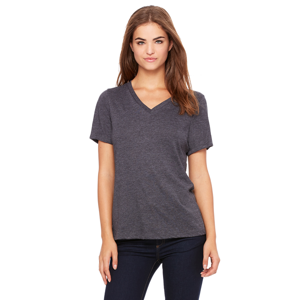 Bella + Canvas® Relaxed Cotton Jersey V-Neck Ladies' Tee