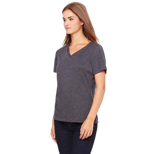 Bella + Canvas® Relaxed Cotton Jersey V-Neck Ladies' Tee