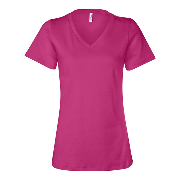 Bella + Canvas® Relaxed Cotton Jersey V-Neck Ladies' Tee