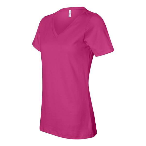 Bella + Canvas® Relaxed Cotton Jersey V-Neck Ladies' Tee