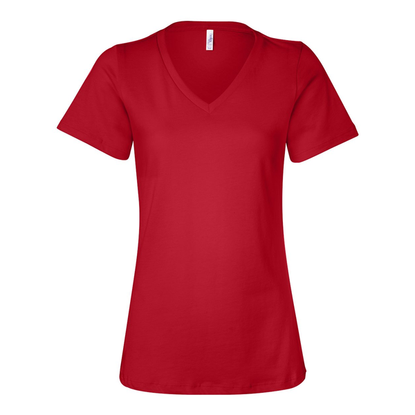 Bella + Canvas® Relaxed Cotton Jersey V-Neck Ladies' Tee
