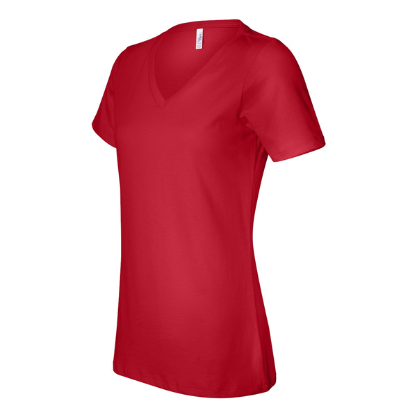 Bella + Canvas® Relaxed Cotton Jersey V-Neck Ladies' Tee