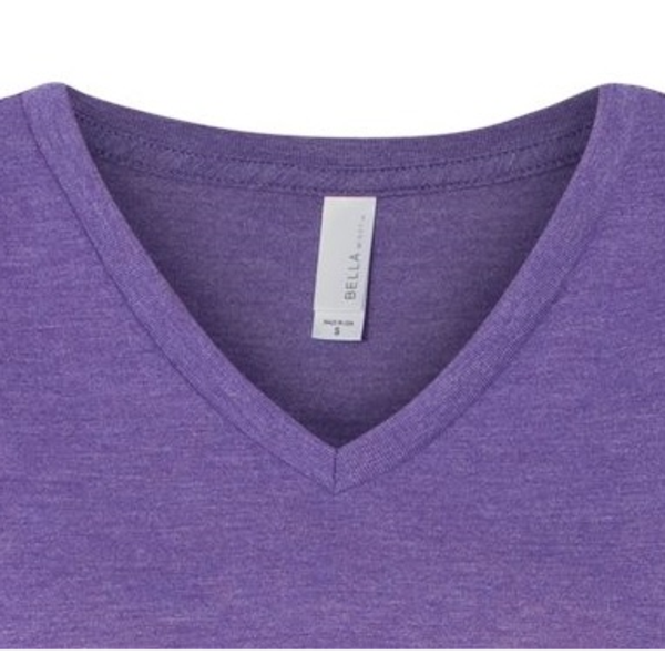 Bella + Canvas® Relaxed TriBlend Jersey V-Neck Ladies' Tee