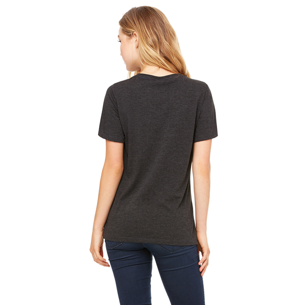 Bella + Canvas® Relaxed TriBlend Jersey V-Neck Ladies' Tee
