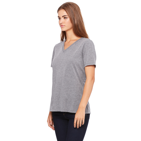 Bella + Canvas® Relaxed TriBlend Jersey V-Neck Ladies' Tee
