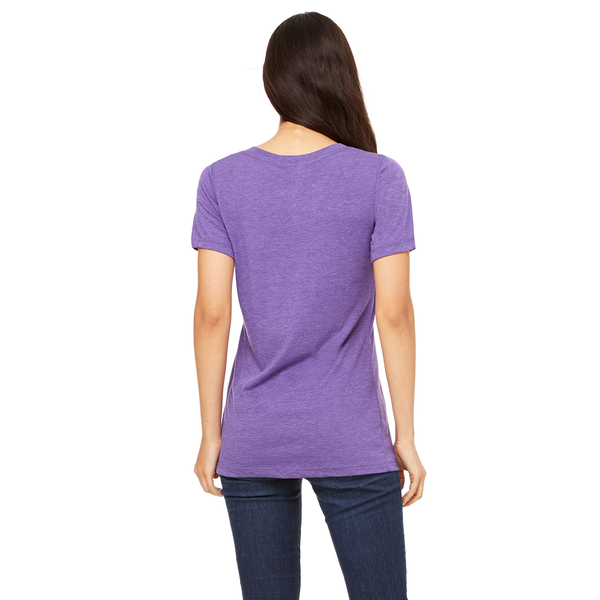 Bella + Canvas® Relaxed TriBlend Jersey V-Neck Ladies' Tee