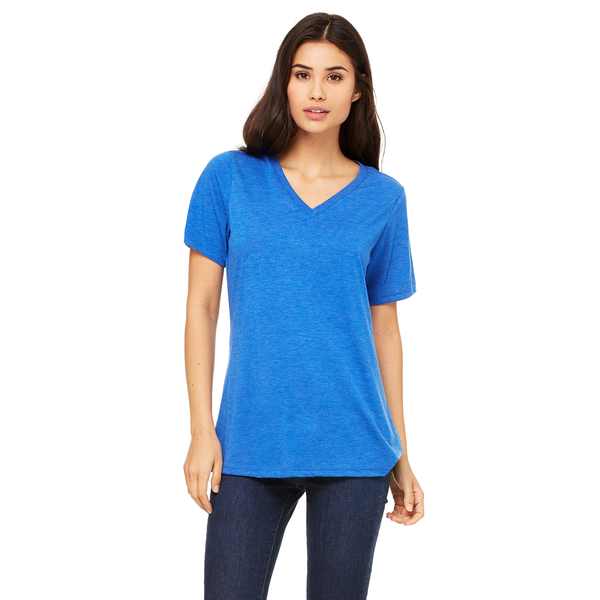 Bella + Canvas® Relaxed TriBlend Jersey V-Neck Ladies' Tee