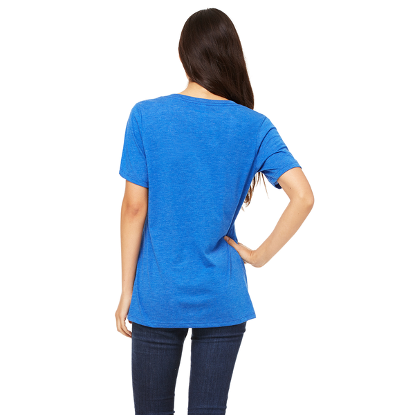 Bella + Canvas® Relaxed TriBlend Jersey V-Neck Ladies' Tee